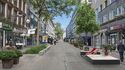 So könnte die Schillerstraße gestaltet werden.