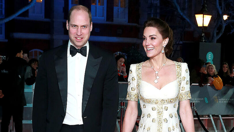 Prinz William und Herzogin Kate im Februar bei den British Academy Film Awards in London