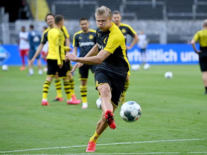 Nimmt gegen Düsseldorf vorerst auf der Bank Platz: BVB-Torjäger Erling Haaland.
