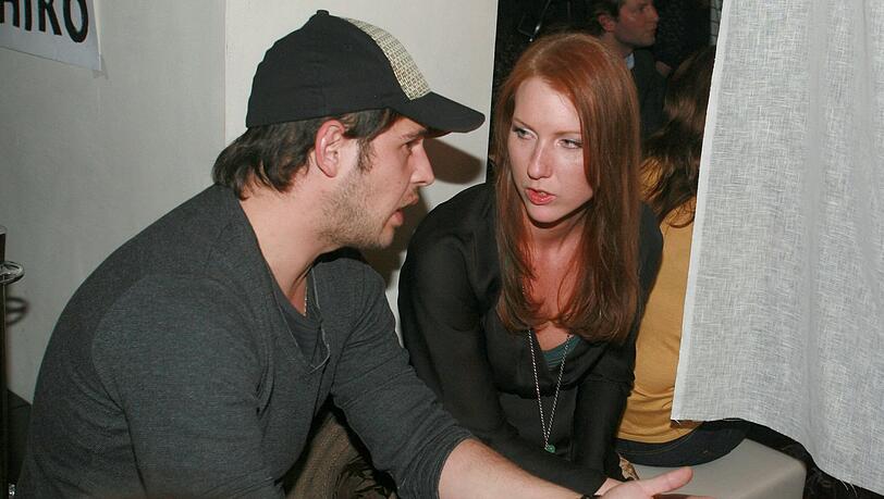 Moritz Bleibtreu mit Ex-Freundin Annika bei einer Filmpremiere 2008.