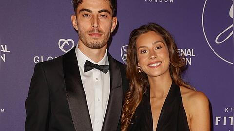 Kai und Sophia Havertz bei einem Event 2024 in London.