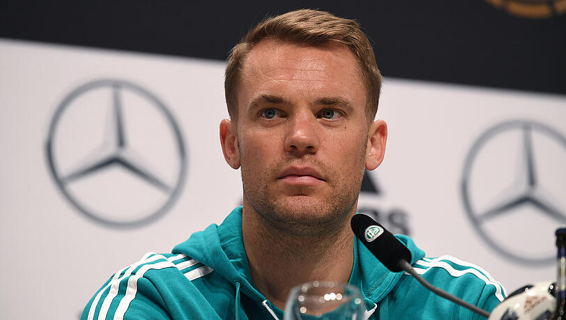 "Die Mannschaft glaubt daran, dass wir das schaffen – und uns für die K.o.-Runde qualifizieren", sagt DFB-Kapitän Manuel Neuer. "Die Mannschaft glaubt daran, dass wir das schaffen – und uns für die K.o.-Runde qualifizieren", sagt DFB-Kapitän Manuel Neuer.