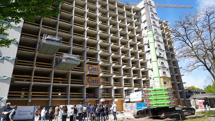 405 neue Studenten-Apartments entstehen hier.
