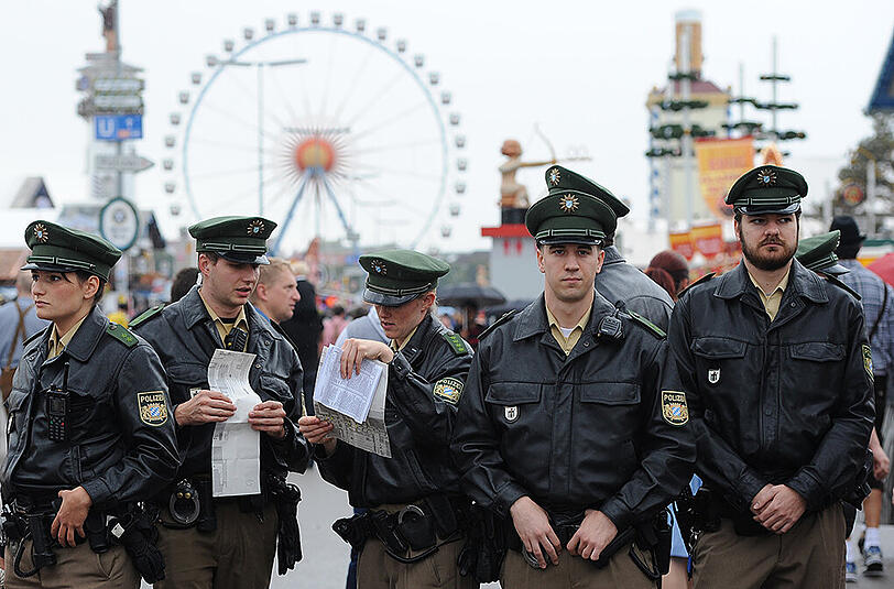 Polizei auf der Wiesn: Die gute Vorjahresbilanz soll heuer wiederholt werden.