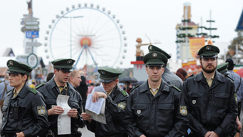 Polizei auf der Wiesn: Die gute Vorjahresbilanz soll heuer wiederholt werden. Polizei auf der Wiesn: Die gute Vorjahresbilanz soll heuer wiederholt werden.
