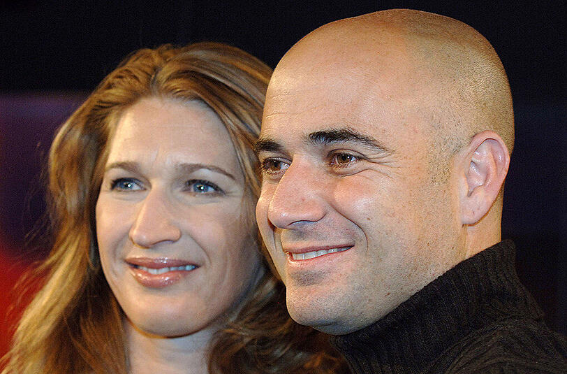 Steffi Graf und Andre Agassi. (Archivbild)