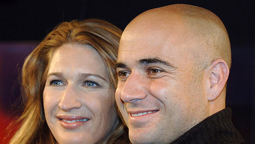 Steffi Graf und Andre Agassi. (Archivbild) Steffi Graf und Andre Agassi. (Archivbild)