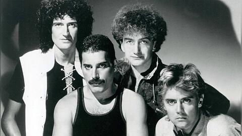 Die Band Queen mit dem verstorbenen Freddie Mercury.