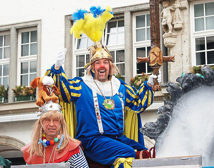 Seit elf Jahren ist er für die Damischen Ritter als Herzog Kasimir III. unterwegs.