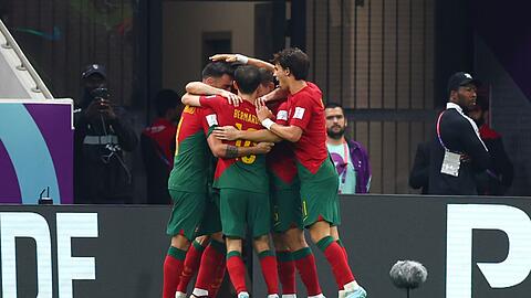 Portugal besiegte Uruguay mit 2:0.