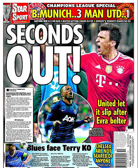 "SECONDS OUT": Nach Sekunden war's vorbei. So titelt Star Sport