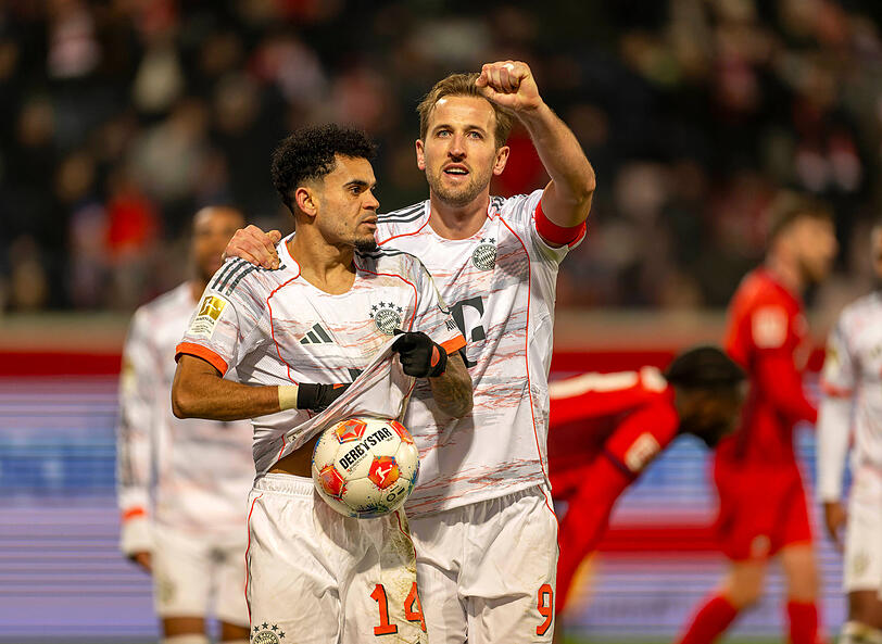 Luis D&iacute;az und Harry Kane geh&ouml;ren bei den Bayern zu den Unverzichtbaren.