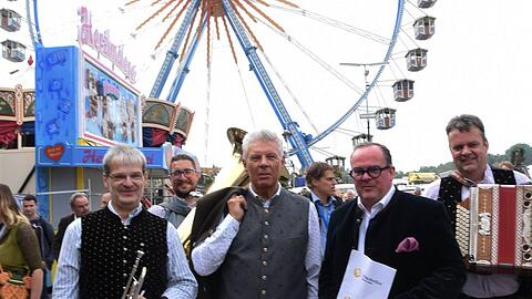Oberbürgermeister Dieter Reiter auf dem diesjährigen Oktoberfest in München.