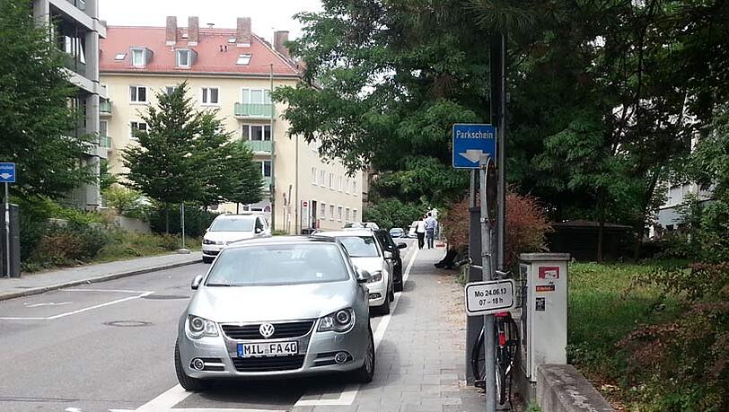 So autofreundlich schaut es in der Linprunstraße aus. So autofreundlich schaut es in der Linprunstraße aus.