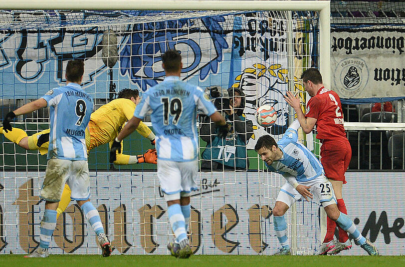 Endstation Achtelfinale: Im Vorjahr scheiterte der TSV 1860 München im Achtelfinale des DFB-Pokals am VfL Bochum.
