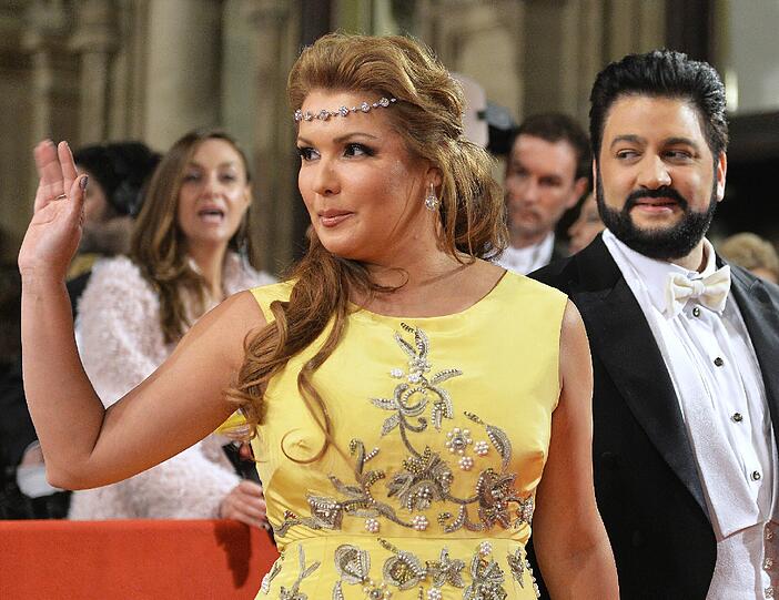 Sängerin Anna Netrebko und ihr Ehemann Yusif Eyvazov.