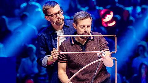 Joko Winterscheidt (l.) und Klaas Heufer-Umlauf werden sich wieder in verschiedensten Spielen beweisen müssen.