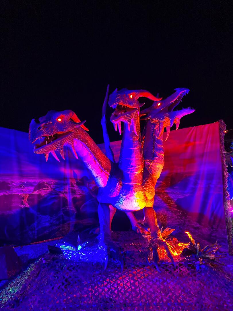 Zum Glück ist dieses dreiköpfige Exemplar nicht echt.