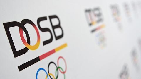 Das Logo des Deutschen Olympischen Sportbundes (DOSB).