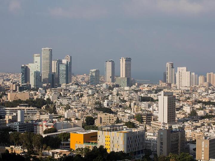 Blick auf die Stadt Tel Aviv.