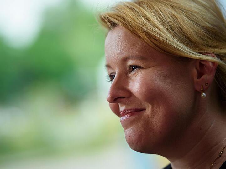 Franziska Giffey (SPD), Bundesministerin für Familie, Senioren, Frauen und Jugend. Foto: Gregor Fischer/Archivbild