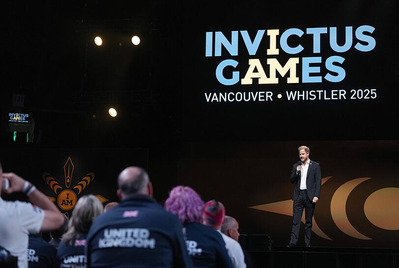 Prinz Harry hielt bei den Invictus Games im Februar 2025 in Vancouver eine Rede. Wird er bei der nächsten Ausgabe der Sportveranstaltung in Birmingham dabei sein und auf König Charles treffen? Prinz Harry hielt bei den Invictus Games im Februar 2025 in Vancouver eine Rede. Wird er bei der nächsten Ausgabe der Sportveranstaltung in Birmingham dabei sein und auf König Charles treffen?
