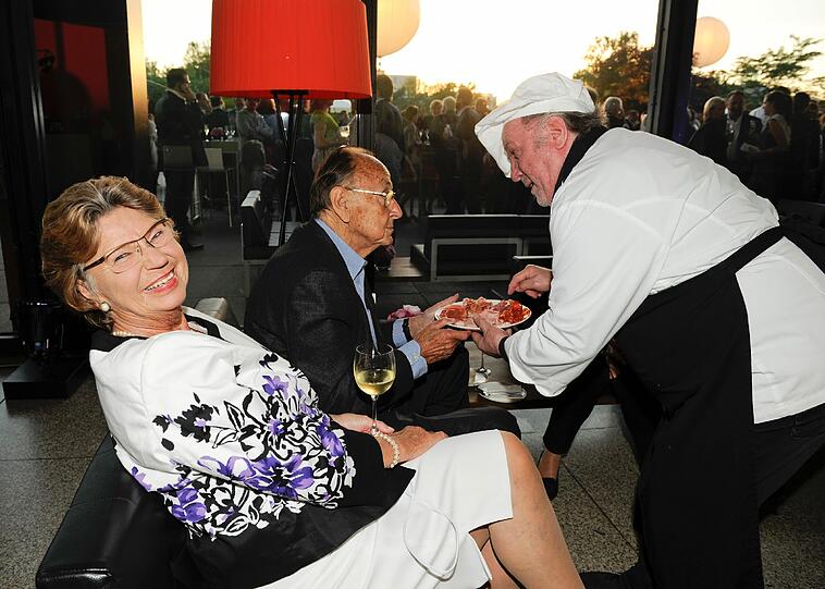 Hans-Dietrich Genscher und Frau Barbara