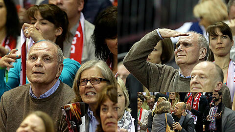 Am Freitagabend war Uli Hoeneß im Audi Dome bei den Basketballern des FC Bayern