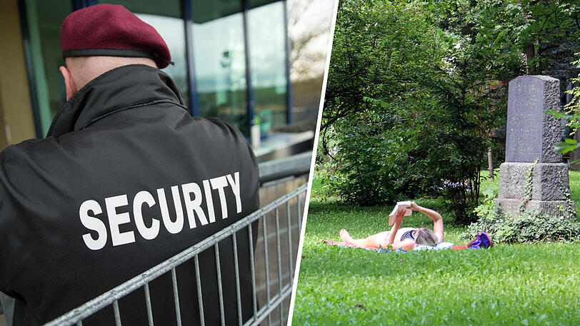 Security-Streifen soll jetzt unter anderem am Alten Nordfriedhof für Ordnung sorgen.