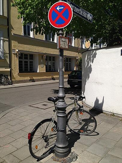 Das Radl vor Tür