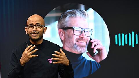 Telekom-Technologievorstand Abdu Mudesir m&ouml;chte bald loslegen mit dem KI-Assistenten.