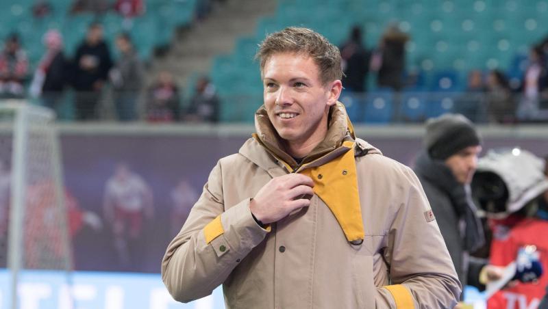 Trainer Julian Nagelsmann spielte mit seinem Team bei seinem künftigen Arbeitgeber. Trainer Julian Nagelsmann spielte mit seinem Team bei seinem künftigen Arbeitgeber.