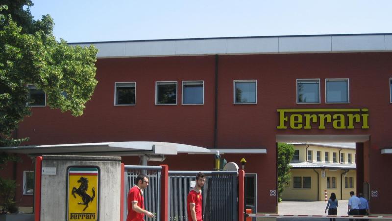 Ferrari-Werk in Maranello. Ferrari-Werk in Maranello.