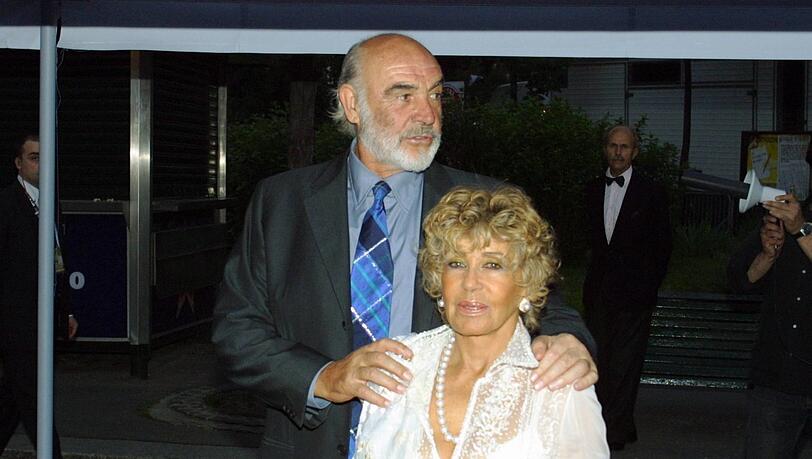 Große Liebe: Sean Connery und Micheline Roquebrune. Große Liebe: Sean Connery und Micheline Roquebrune.