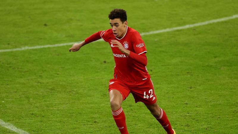 Wird von Bundestrainer Löw als "außergewöhnlich großes Talent" gelobt: Jamal Musiala vom FC Bayern München.