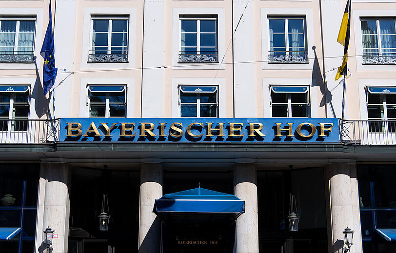 Ort des Geschehens: Das Hotel Bayerischer Hof in München. (Archivbild)