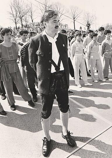 Innenstaatssekretät Peter Gauweiler im Jahr 1988.