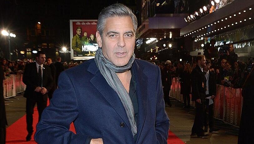 George Clooney bei der Filmpremiere von "Monuments Men" in New York George Clooney bei der Filmpremiere von "Monuments Men" in New York