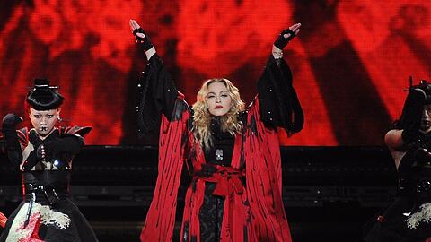 Madonna bei einem ihrer Auftritte.