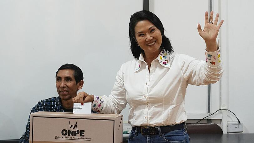 Keiko Fujimori bewarb sich bereits zum vierten Mal um das Pr&auml;sidentenamt.