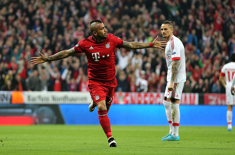 Matchwinner Arturo Vidal.