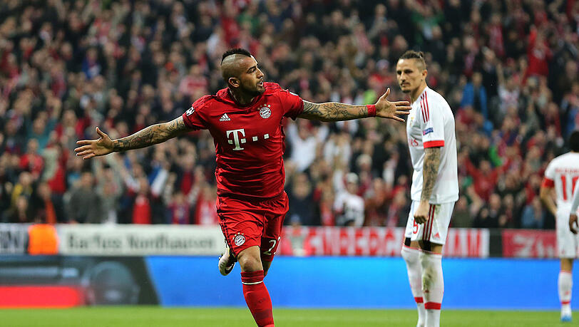 Matchwinner Arturo Vidal. Matchwinner Arturo Vidal.