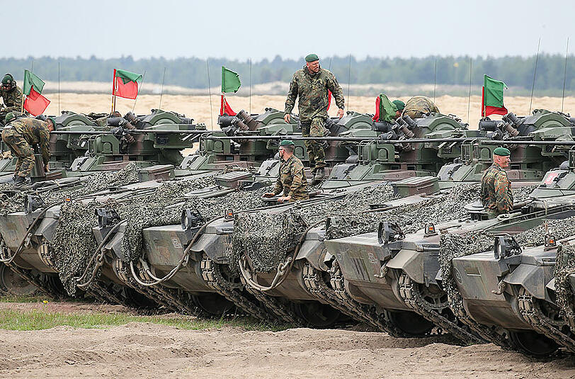 Die Nato berät heute über die Abschreckungsmaßnahmen gegen Russland.