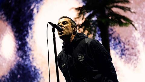 Liam Gallagher auf der Bühne.