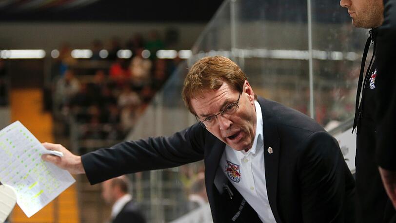 Pierre Pagé, der Trainer des EHC Red Bull München. Pierre Pagé, der Trainer des EHC Red Bull München.