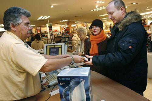 Einzelhändler haben im Dezember 2007 weniger Umsatz gemacht als geplant