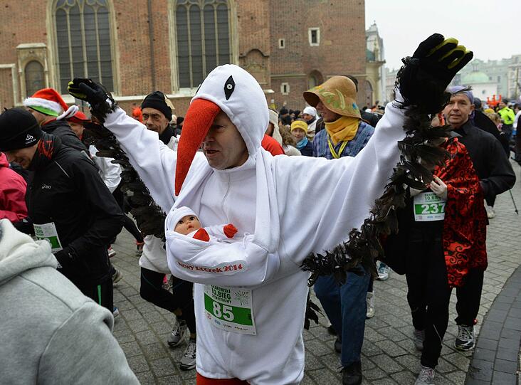 Sportlich ins neue Jahr: Der vom New Year's Eve Run in Krakau