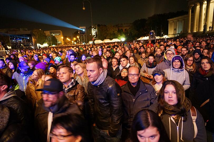 Bilder vom Danke-Konzert auf dem Königsplatz.