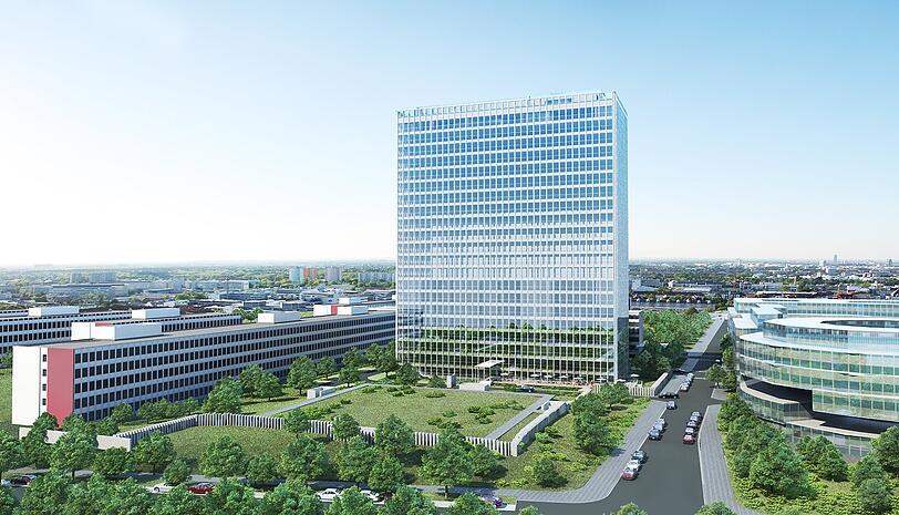 Den leerstehenden, ehemaligen Siemens-Büroturm will Investor Hubert Haupt umwidmen lassen um dort 250 Wohnungen unterzubringen.