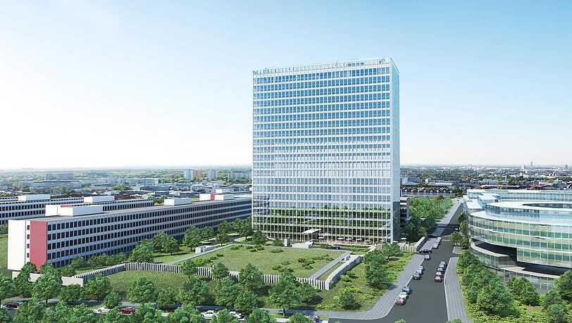 Den leerstehenden, ehemaligen Siemens-Büroturm will Investor Hubert Haupt umwidmen lassen um dort 250 Wohnungen unterzubringen. Den leerstehenden, ehemaligen Siemens-Büroturm will Investor Hubert Haupt umwidmen lassen um dort 250 Wohnungen unterzubringen.